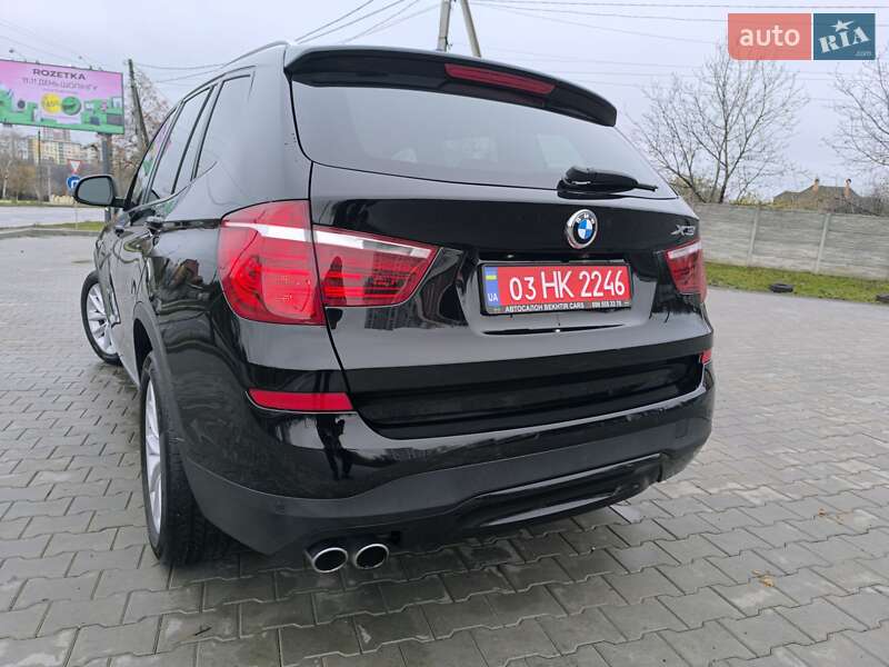 Внедорожник / Кроссовер BMW X3 2016 в Полтаве