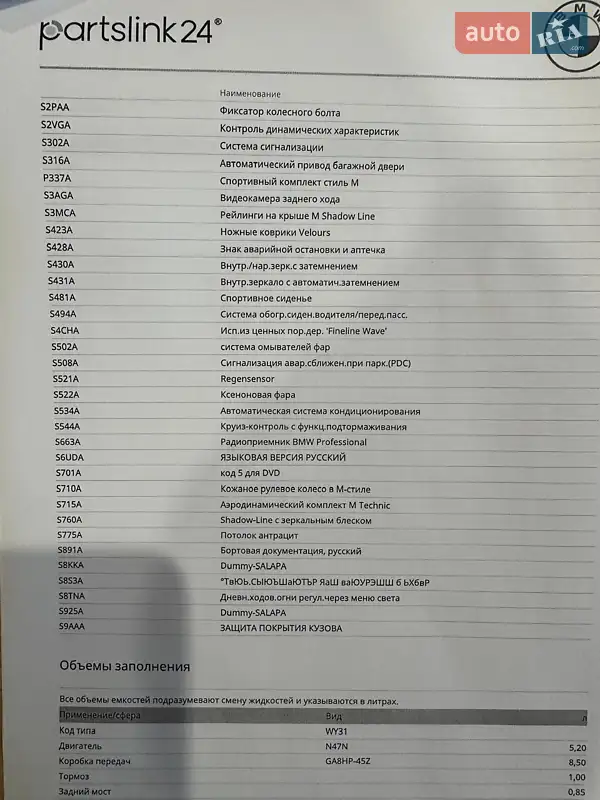 Внедорожник / Кроссовер BMW X3 2012 в Луцке документ 3 фото Внедорожник / Кроссовер BMW X3 2012 в Луцке документ