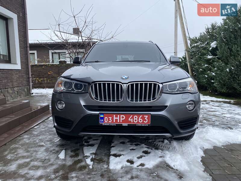 Внедорожник / Кроссовер BMW X3 2015 в Луцке