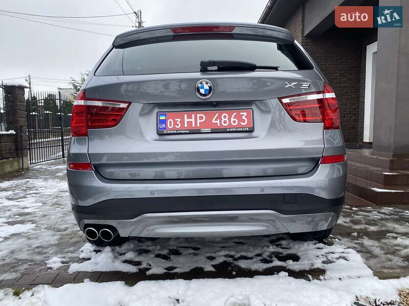 Внедорожник / Кроссовер BMW X3 2015 в Луцке