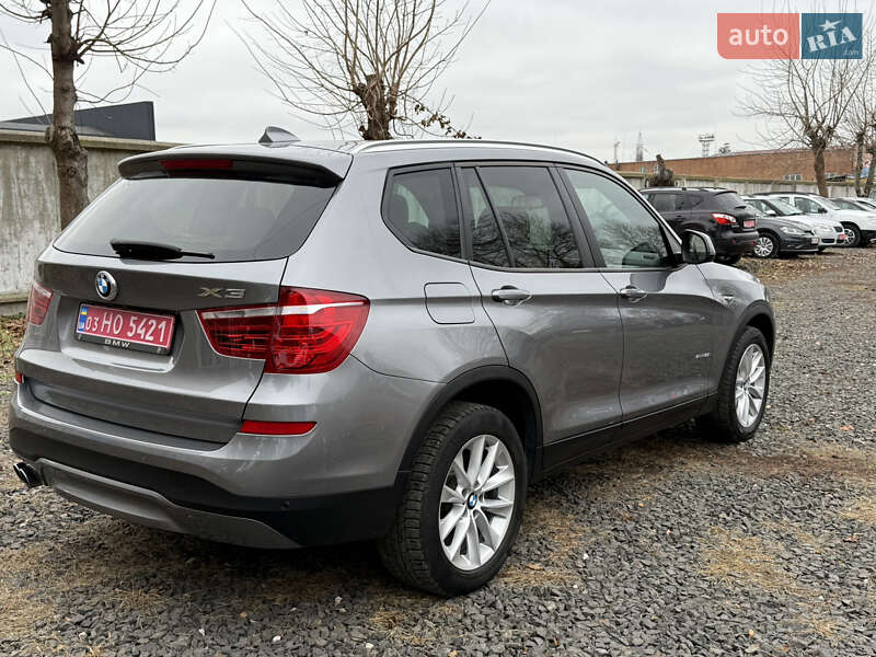 Внедорожник / Кроссовер BMW X3 2017 в Луцке