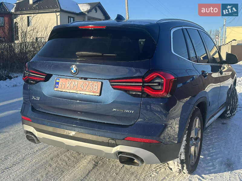 Внедорожник / Кроссовер BMW X3 2022 в Львове