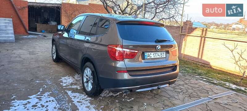 Внедорожник / Кроссовер BMW X3 2012 в Южном