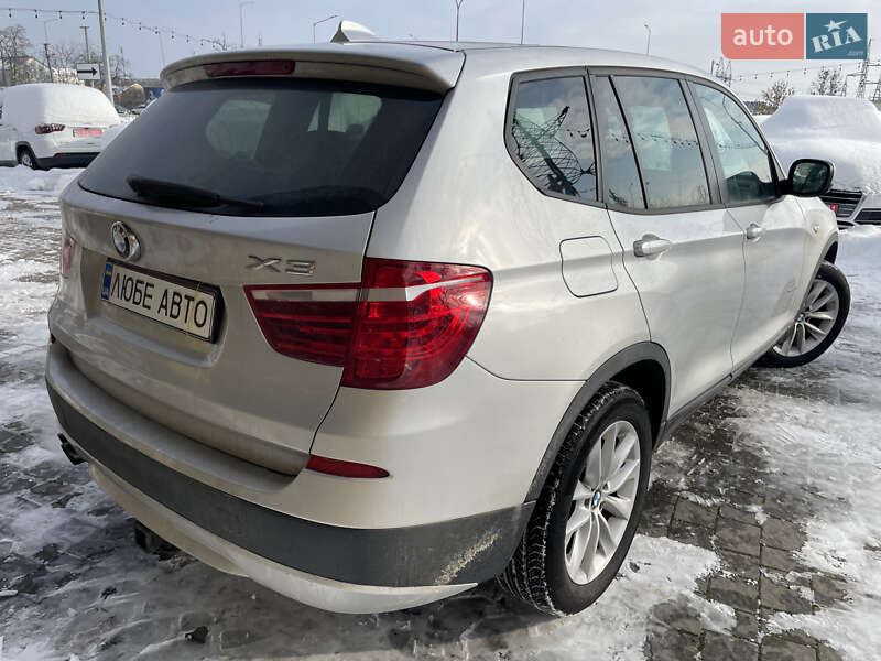 Внедорожник / Кроссовер BMW X3 2012 в Львове