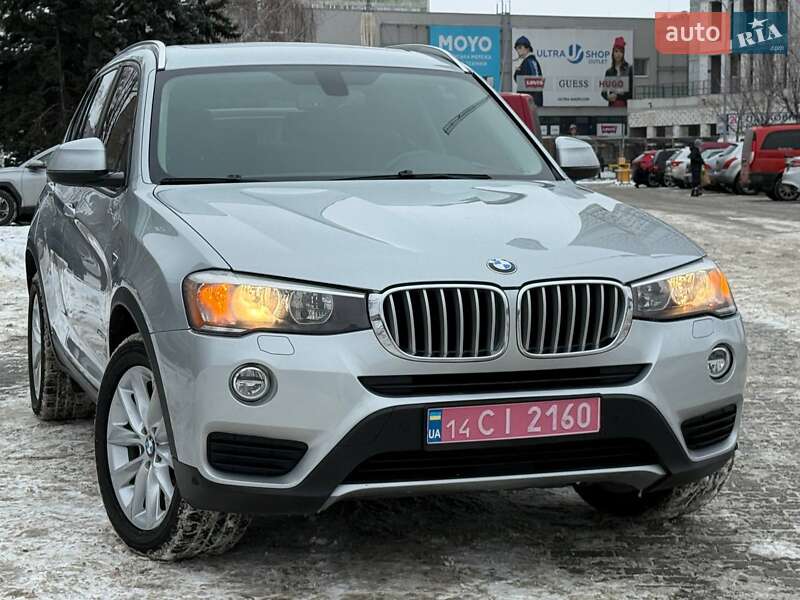 Внедорожник / Кроссовер BMW X3 2017 в Днепре