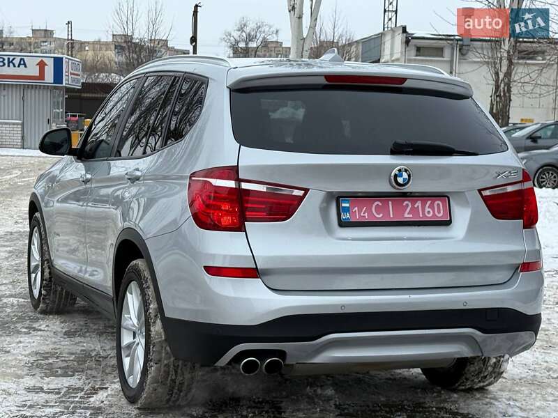 Внедорожник / Кроссовер BMW X3 2017 в Днепре