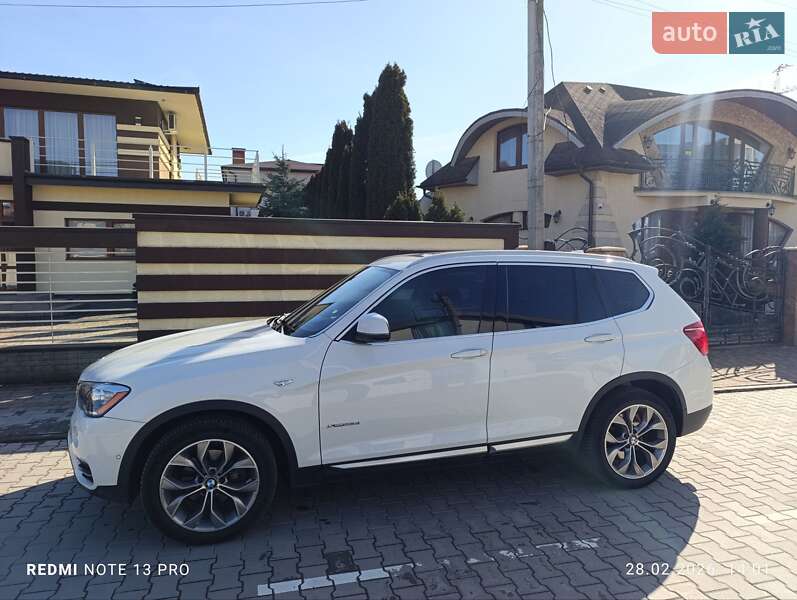 Внедорожник / Кроссовер BMW X3 2015 в Ужгороде