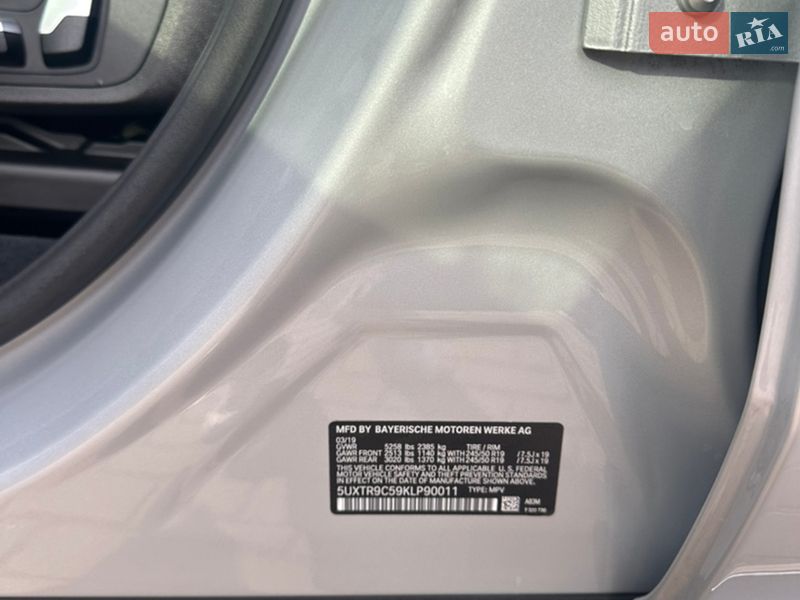 Внедорожник / Кроссовер BMW X3 2019 в Ровно