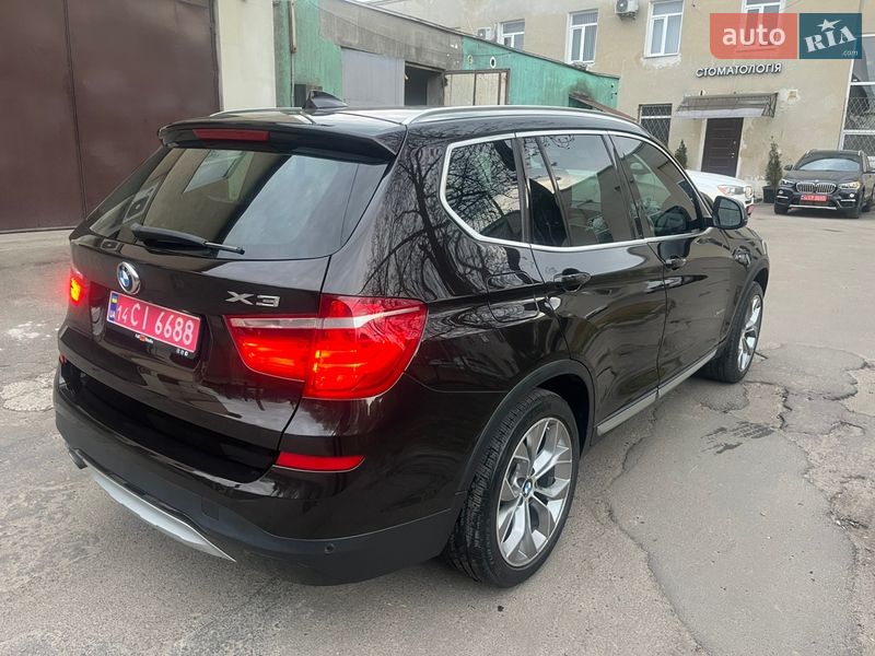 Внедорожник / Кроссовер BMW X3 2016 в Львове