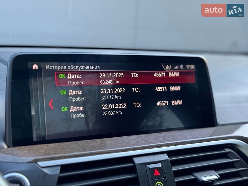 Внедорожник / Кроссовер BMW X3 2018 в Киеве