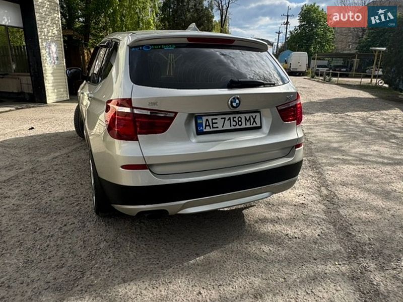 Внедорожник / Кроссовер BMW X3 2012 в Днепре
