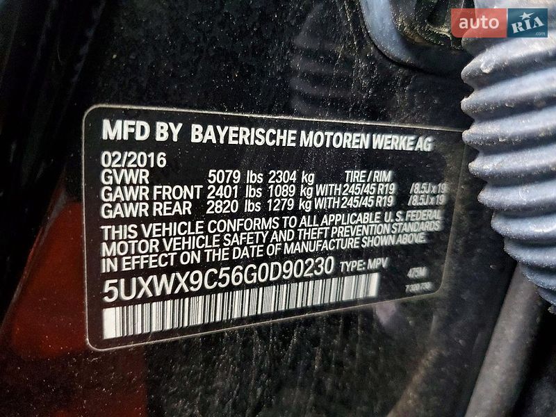 Позашляховик / Кросовер BMW X3 2016 в Львові фото 13 Позашляховик / Кросовер BMW X3 2016 в Львові