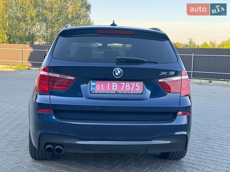 Внедорожник / Кроссовер BMW X3 2013 в Ковеле