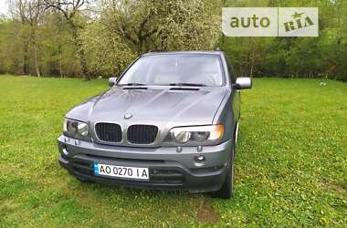 Внедорожник / Кроссовер BMW X5 2003 в Межгорье