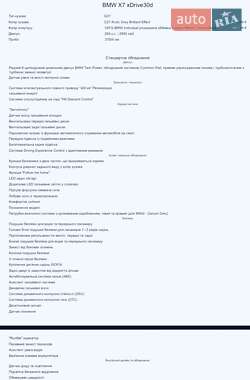 Позашляховик / Кросовер BMW X7 2022 в Одесі