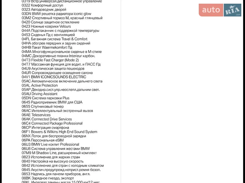 Внедорожник / Кроссовер BMW XM 2024 в Трускавце документ