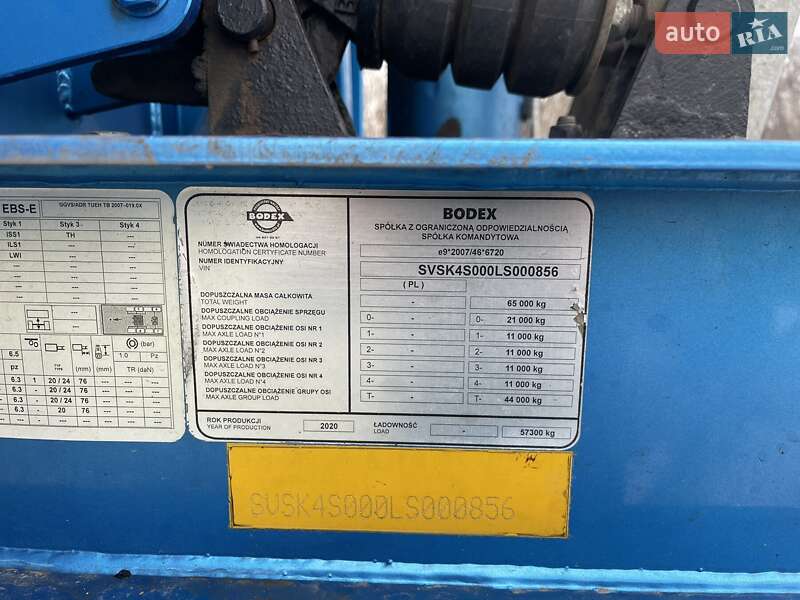 Самосвал полуприцеп Bodex KIS 2020 в Виннице фото 11 Самосвал полуприцеп Bodex KIS 2020 в Виннице