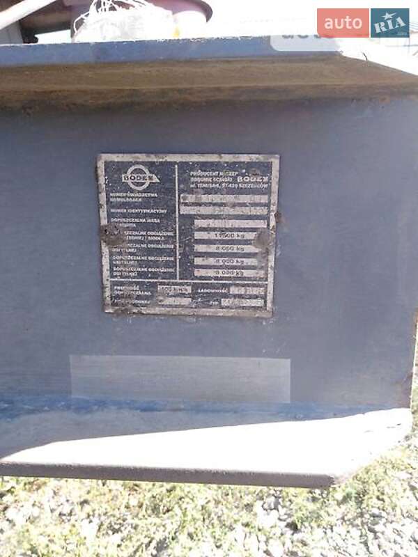 Самосвал полуприцеп Bodex SAF 2006 в Виннице