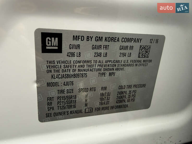 Внедорожник / Кроссовер Buick Encore 2016 в Луцке фото 16 Внедорожник / Кроссовер Buick Encore 2016 в Луцке