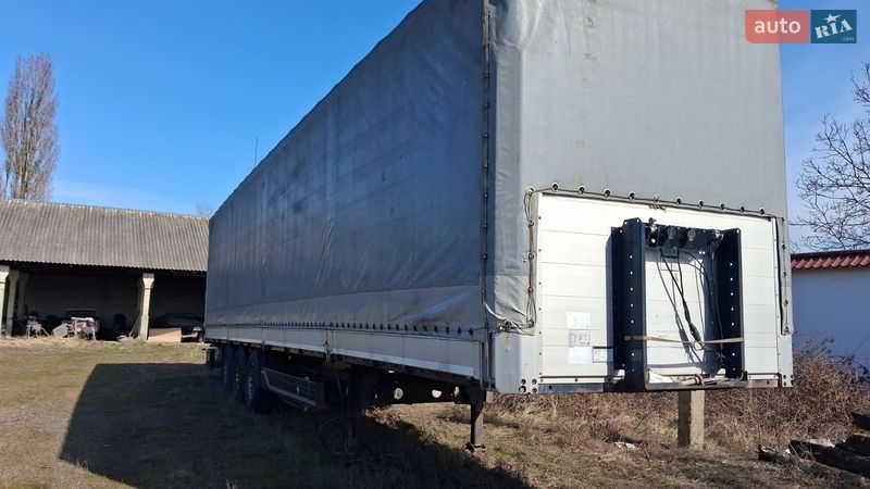 Тентованный борт (штора) - полуприцеп Burg SG03 2013 в Иршаве