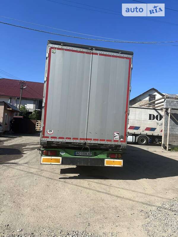 Тентований борт (штора) - напівпричіп Burg Silvergreen 2013 в Іршаві