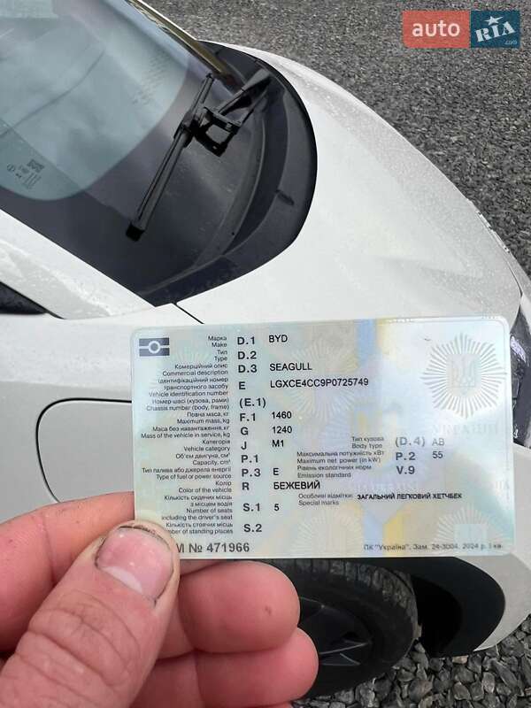 Хэтчбек BYD Seagull 2023 в Черновцах