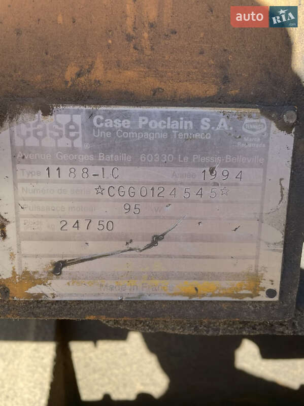 Гусеничный экскаватор Case Construction 1188LC 1994 в Киеве