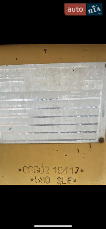 Экскаватор погрузчик Case Construction 580 SR 2002 в Черновцах
