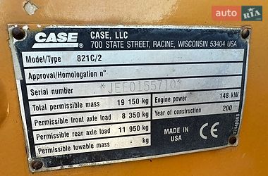 Фронтальный погрузчик Case Construction 821E 2004 в Белой Церкви