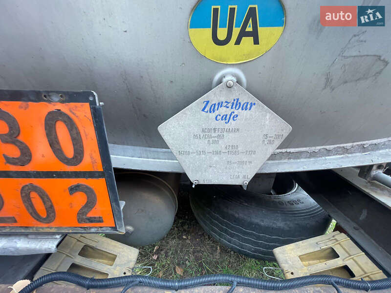 Цистерна напівпричіп Casvi 05/L-CBA-CAT.04 2002 в Хмельницькому фото 3 Цистерна напівпричіп Casvi 05/L-CBA-CAT.04 2002 в Хмельницькому