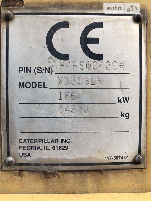 Гусеничный экскаватор Caterpillar 330 1999 в Запорожье