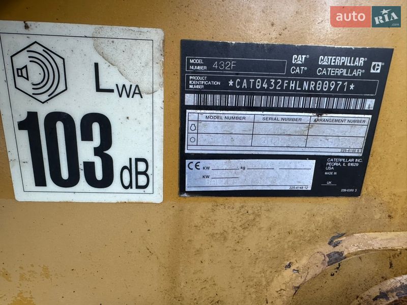 Экскаватор погрузчик Caterpillar 432 2014 в Черновцах фото Экскаватор погрузчик Caterpillar 432 2014 в Черновцах