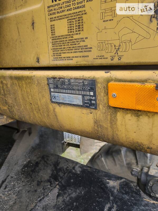 Колісний екскаватор Caterpillar M313 2006 в Рівному