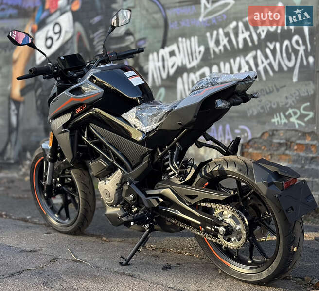 Мотоцикл Без обтекателей (Naked bike) CFMOTO 300NK 2025 в Киеве фото 6 Мотоцикл Без обтекателей (Naked bike) CFMOTO 300NK 2025 в Киеве