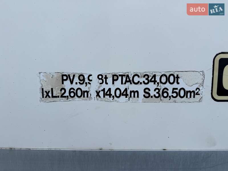 Рефрижератор напівпричіп Chereau CD 382CHB 2008 в Сарнах