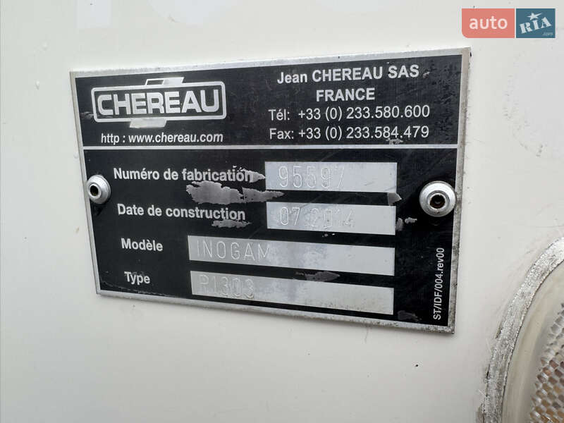 Рефрижератор полуприцеп Chereau Inogam 2014 в Виннице
