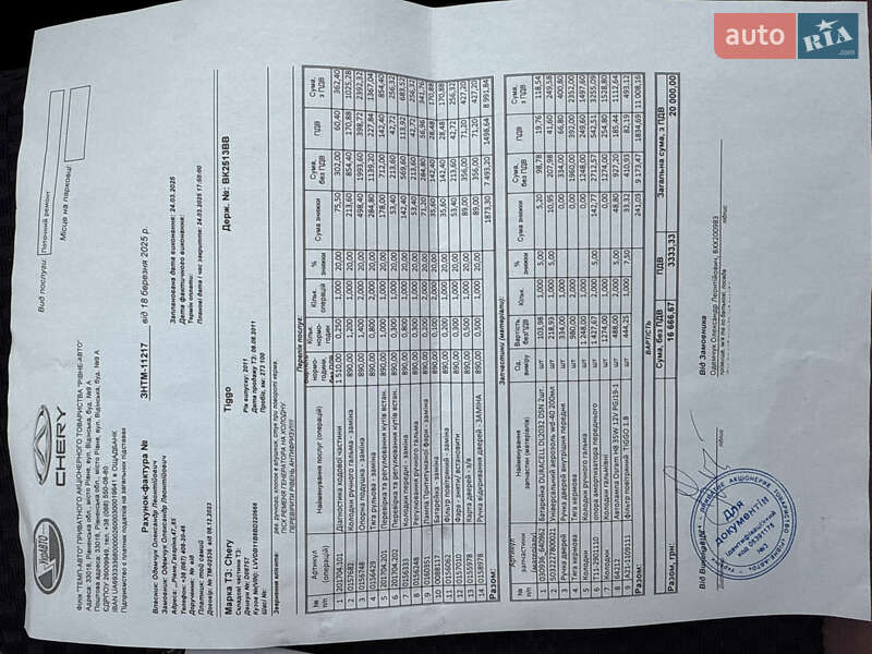 Позашляховик / Кросовер Chery Tiggo 2011 в Рівному