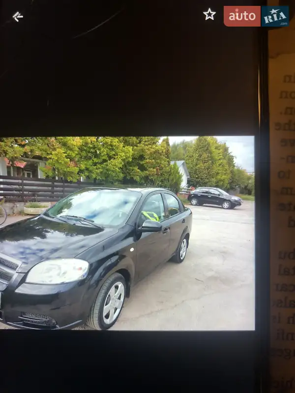 Седан Chevrolet Aveo 2007 в 