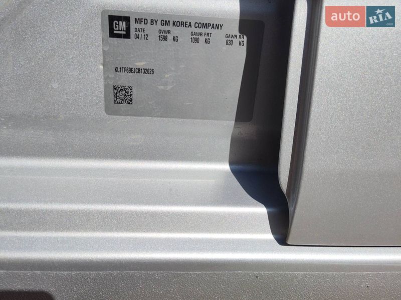 Седан Chevrolet Aveo 2012 в Львові