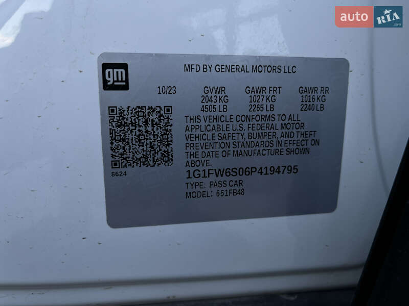 Хетчбек Chevrolet Bolt EV 2023 в Львові