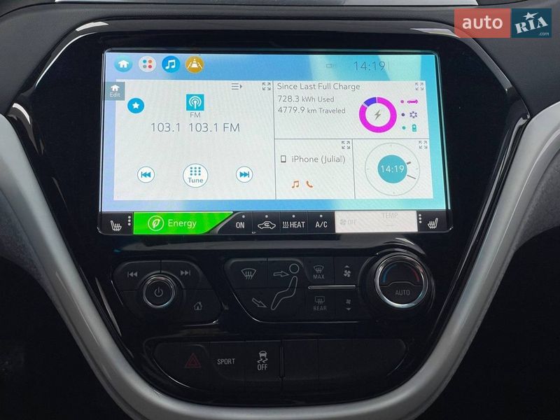 Хэтчбек Chevrolet Bolt EV 2019 в Киеве фото 27 Хэтчбек Chevrolet Bolt EV 2019 в Киеве