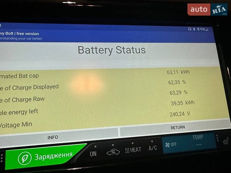 Хэтчбек Chevrolet Bolt EV 2019 в Киеве