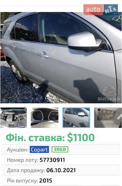 Позашляховик / Кросовер Chevrolet Equinox 2015 в 