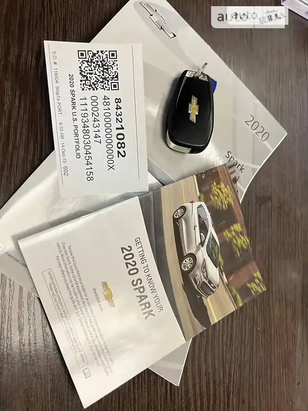 Хэтчбек Chevrolet Spark 2018 в Днепре документ