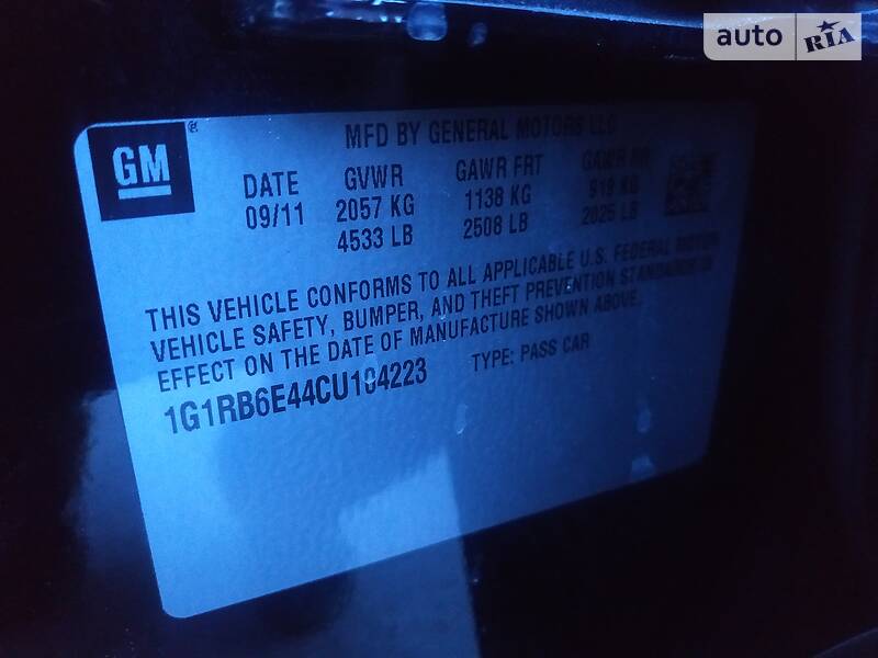 Хетчбек Chevrolet Volt 2011 в Харкові
