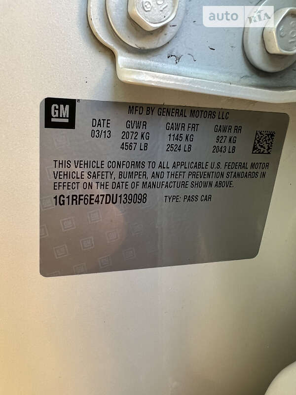 Хэтчбек Chevrolet Volt 2013 в Киеве