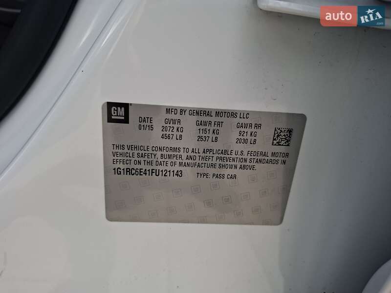 Хэтчбек Chevrolet Volt 2015 в Черкассах