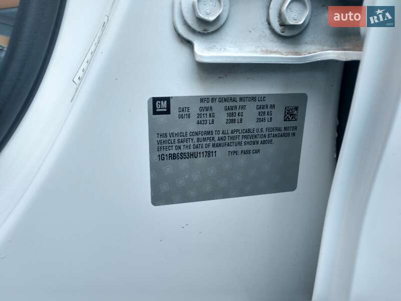 Хэтчбек Chevrolet Volt 2016 в Киеве фото 14 Хэтчбек Chevrolet Volt 2016 в Киеве