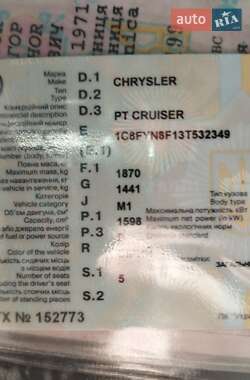 Хэтчбек Chrysler PT Cruiser 2002 в 