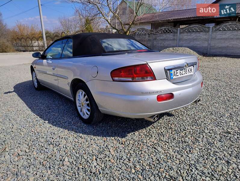 Кабріолет Chrysler Sebring 2001 в Дніпрі